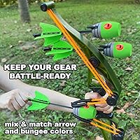 Vista 6 de Zing Zonic - Paquete de repuesto de flecha silbante Incluye 10 flechas silbantes zónicas, arco HyperStrike compatible, arco Firetek, arco Z-Tek