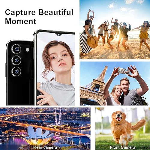 Miniatura 4 de Teléfonos Android desbloqueados A09, teléfonos inteligentes Android 12, 6.56 pulgadas HD+, 4000mAh 10W rápido, Octa-Core 8GB+128GBSD 256GB,