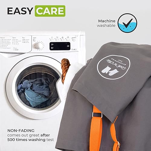 Miniatura 4 de Delantal de cocina Essential Chef - Profesional y duradero para cocinar - Delantal de cocina de algodón - Ajustable por Cook'n'Chic