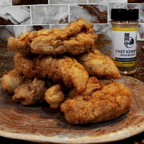 Miniatura 9 de Chef Kenny Gilbert's - Condimento para pollo frito, sin OMG, sin gluten, bajo en sodio, destacado en Oprah's Favorite Things 2020, 4.4 onzas