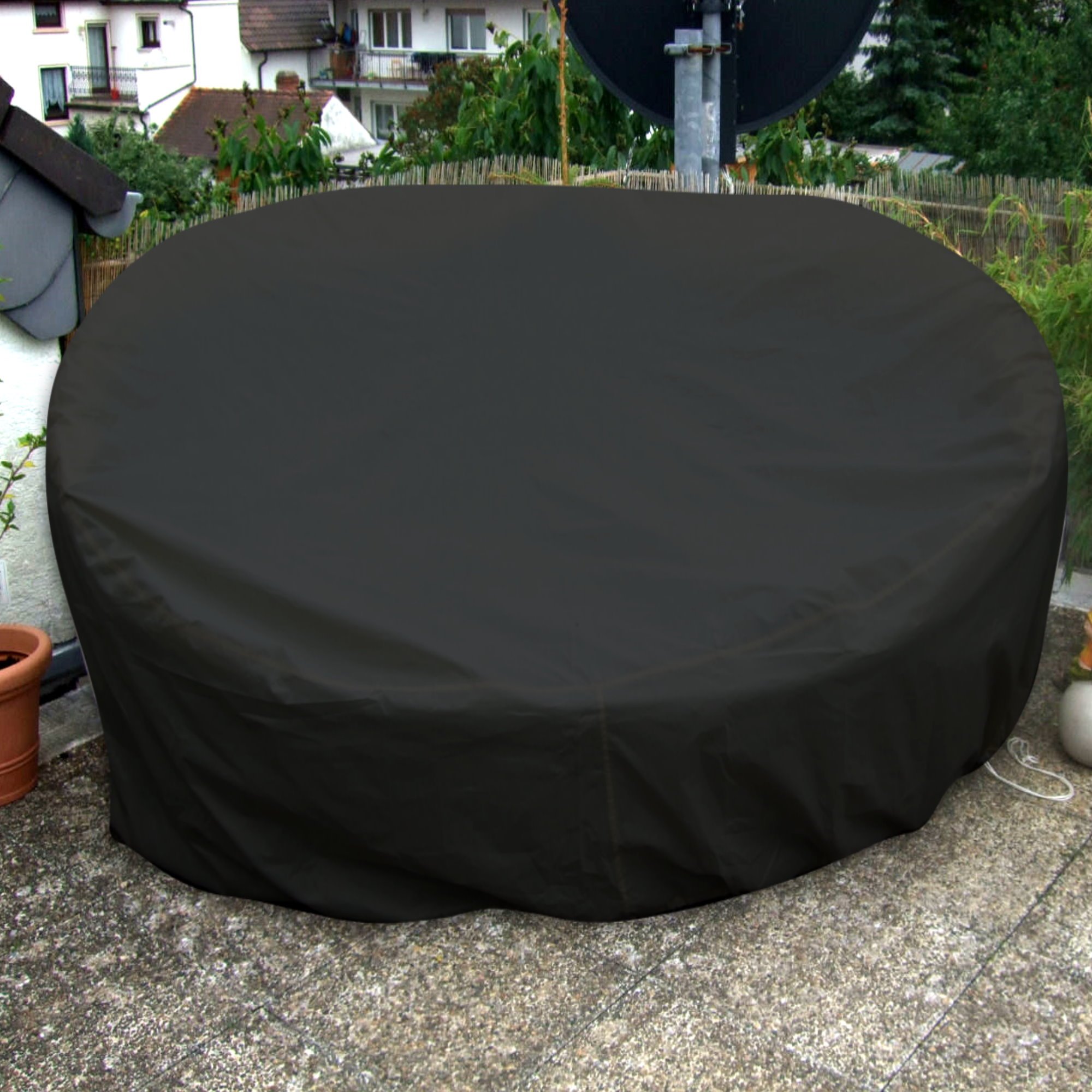 Sonneninsel Abdeckhaube 600D - Wasserdicht Mit Schnallenriemen Für Gartenmöbel