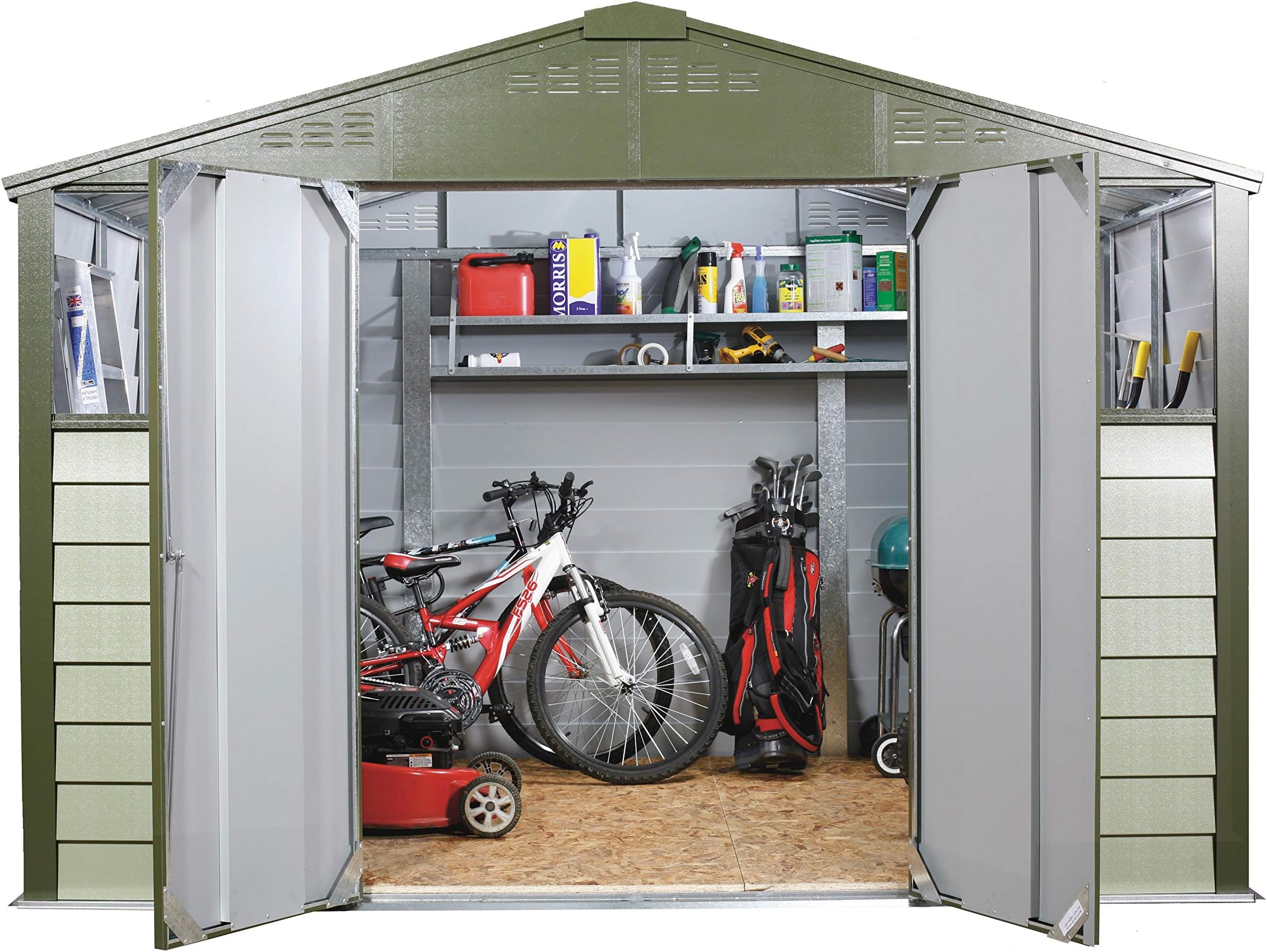 Shed/Garage/Workshop/Metal Storage - Apex Titan 108 (approx. 10' x 8')