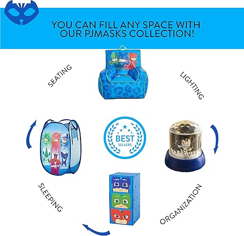 Miniatura 5 de Idea Nuova PJ Mask Catboy Figural - Juego de 2 cajas apilables para almacenamiento de juguetes