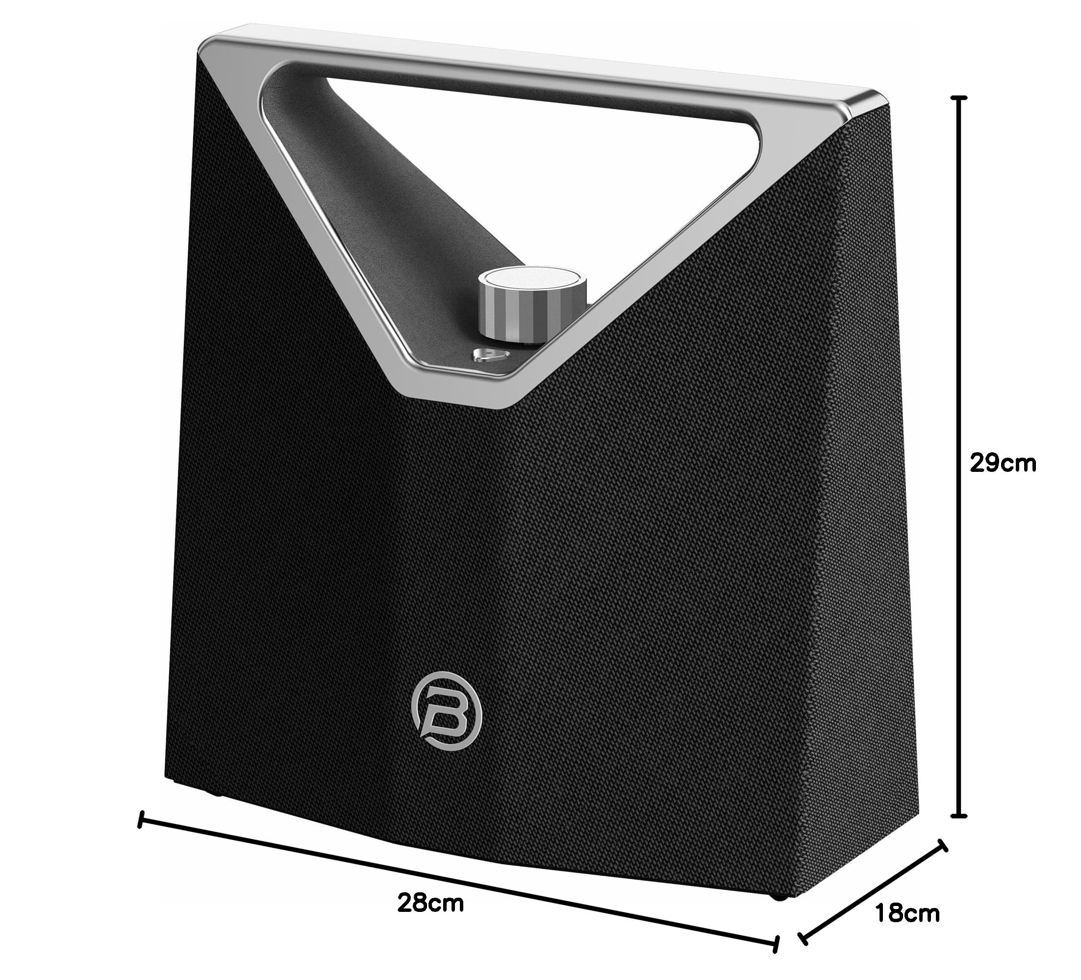BUGANI Enceinte Bluetooth Puissante, 80W Portable Haut-Parleur Bluetooth étanche sans Fil, Basses Profondes 24h, IPX7, Bluetooth 5.4 TF/AUX, Grand pour Camping Plage l'extérieur, Cadeau