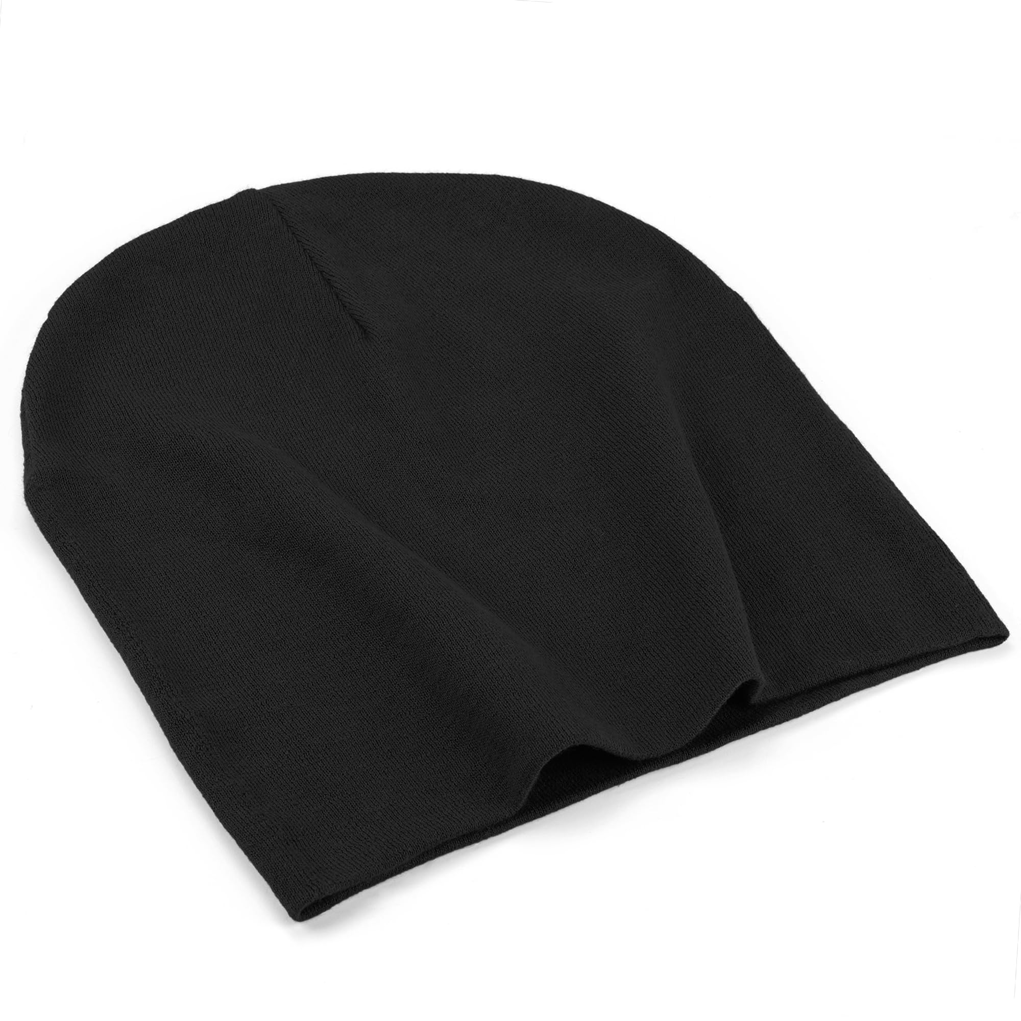 ROYBENS Thin 100% Cotton Beanie for Men Women, Slouchy Beanies Ultra-Soft Cuffed Knit Hat Lightweight Chemo Skull Cap