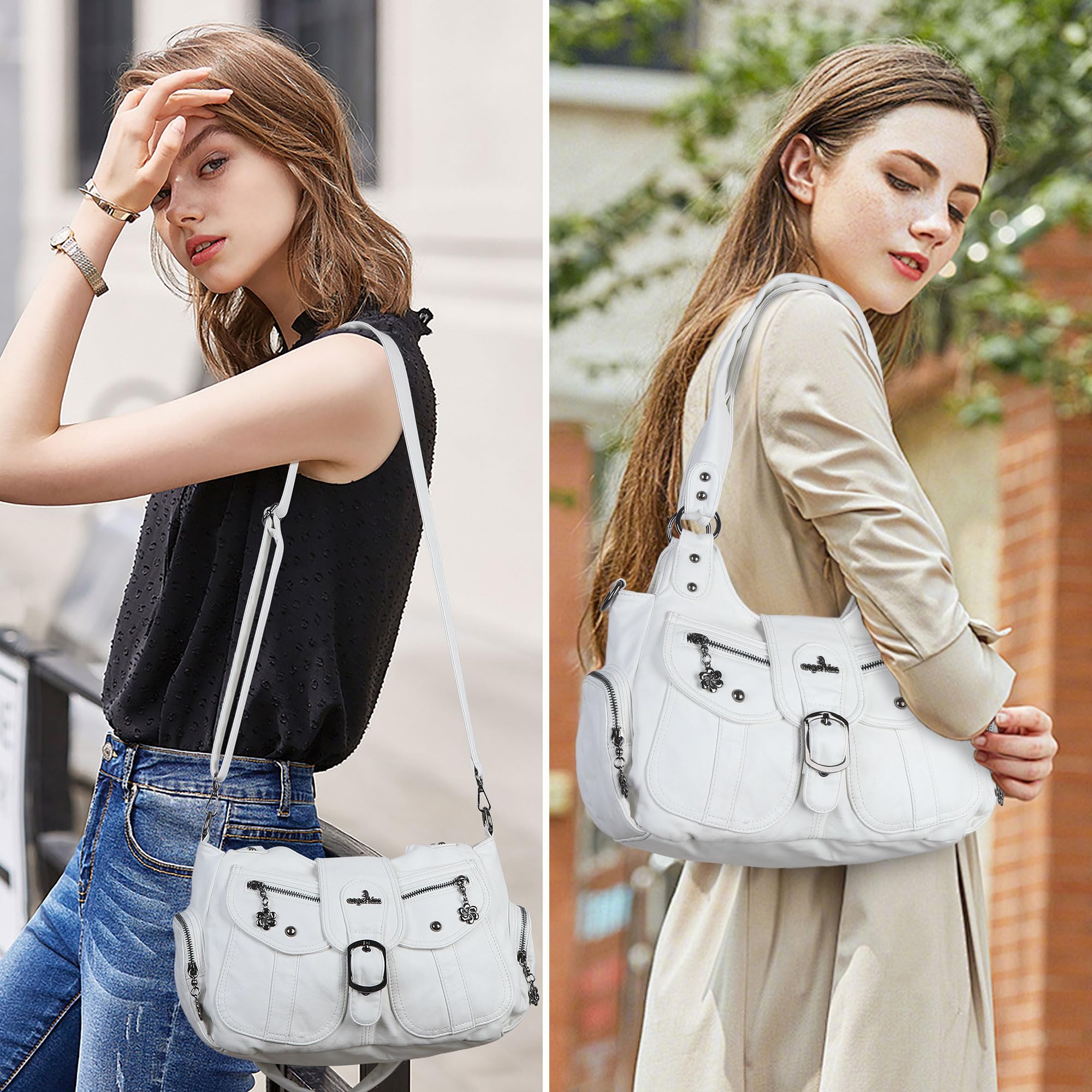 Angel Kiss Top-handles Bag - Bolso de hombro Hobo Mujer