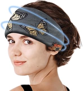 Crimmy Migraine Headache Relief Cap, Cooling Gel Headband Neck Wrap Hat Mask, Soothing Ice Pack Head Face Cold Compress for Tension Stress & Hangover