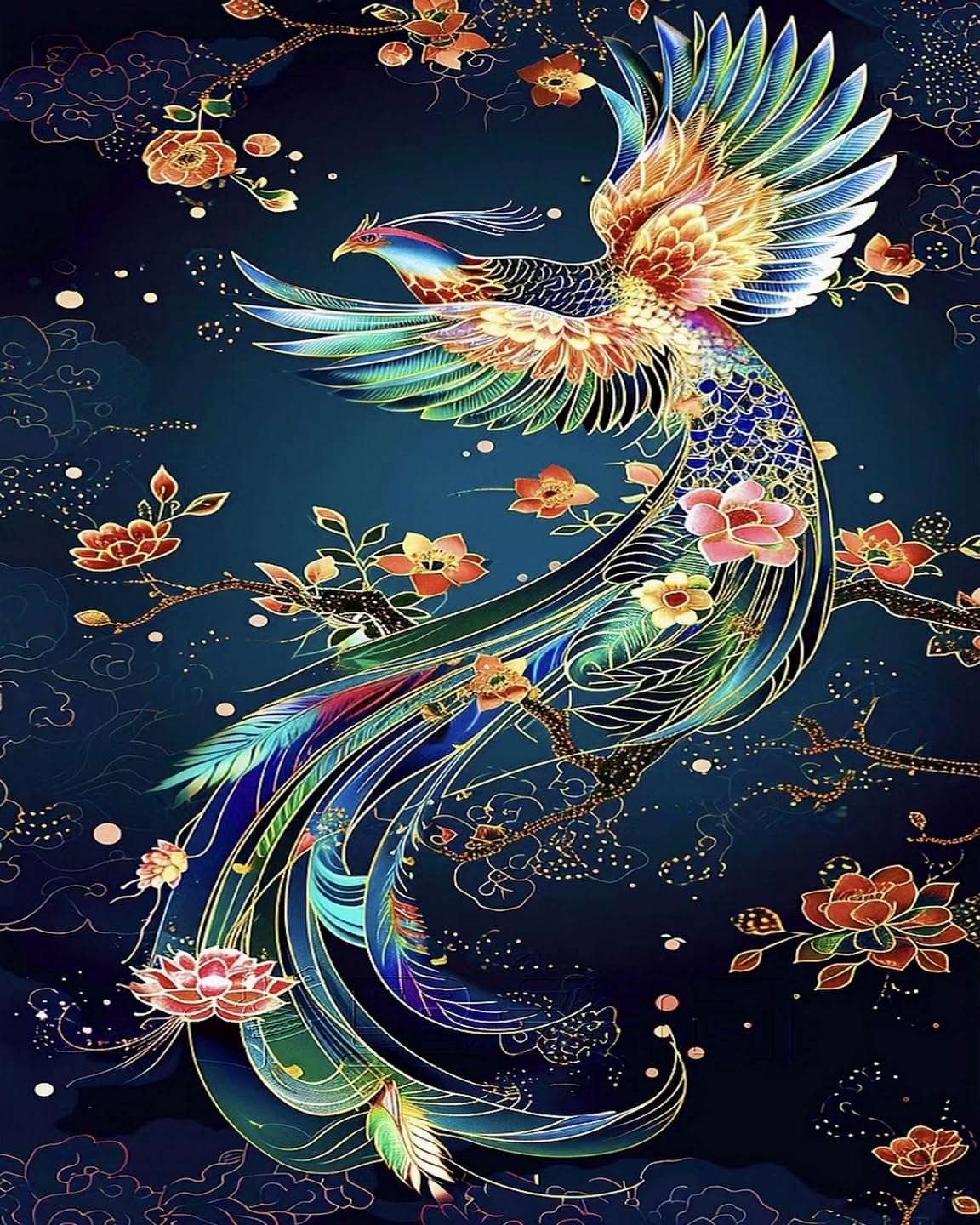 Amazon | Brennora大人クロスステッチキット花鳳凰11CT人気初心者