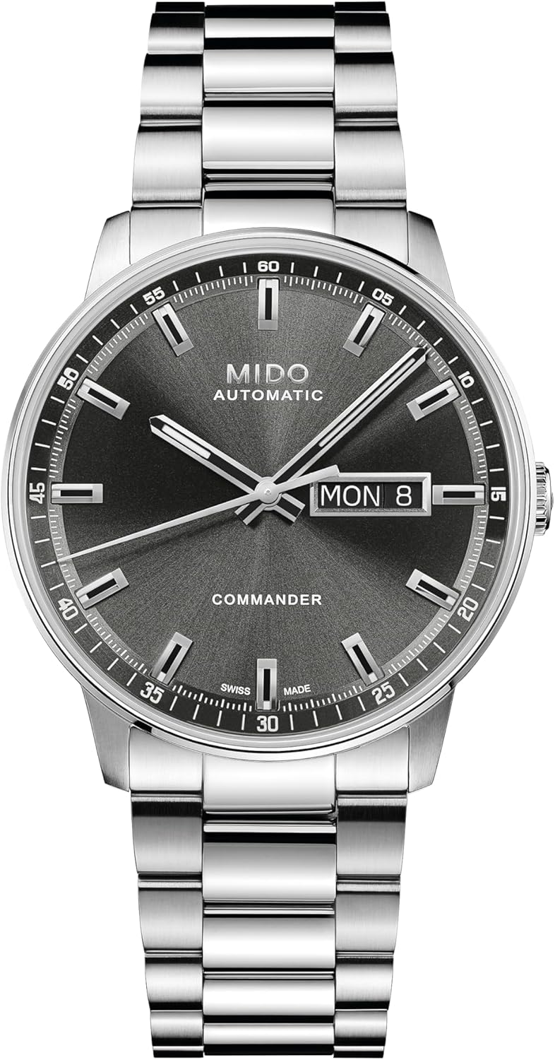 MIDO Commander DatoDay – Swiss Automatic Watch for Men –