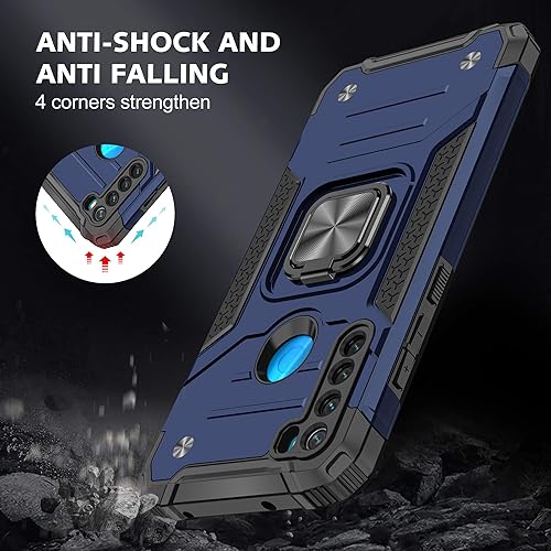Miniatura 6 de Asuwish Funda para Redmi Note 8 KMKJ US Azul