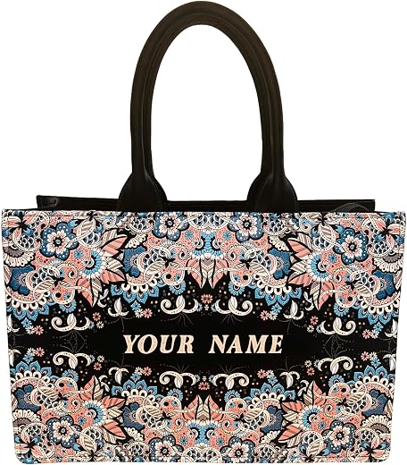 Customized Voguish Designer tote Bag for women's– Spacious, Stylish &amp; Lightweight | Luxurious Tote bag for Office &amp; Trave...