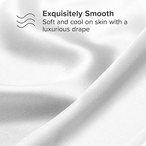 Miniatura 3 de Bare Home Funda de almohada 100% seda de morera para cabello y piel, funda de almohada ultra prémium de seda Momme de grado 6A, grado 19, cremallera