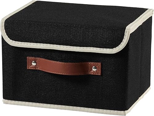 Cajas de almacenamiento con tapa, contenedores de almacenamiento de tela de lino y algodón, contenedores organizadores, canastas decorativas, disponible en Yaxa Colombia