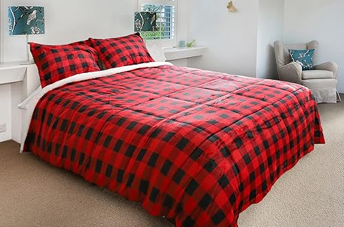 Catalonia Classic Juego de edredón de franela de forro polar Sherpa de 3 piezas, juego de ropa de cama ultrasuave y cálido para invierno (1 edredón disponible en Yaxa Venezuela