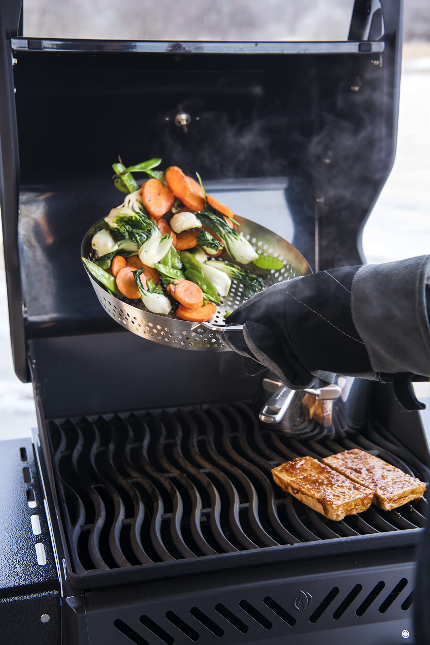 Napoleon 56027 Wok en acier inoxydable Taille unique