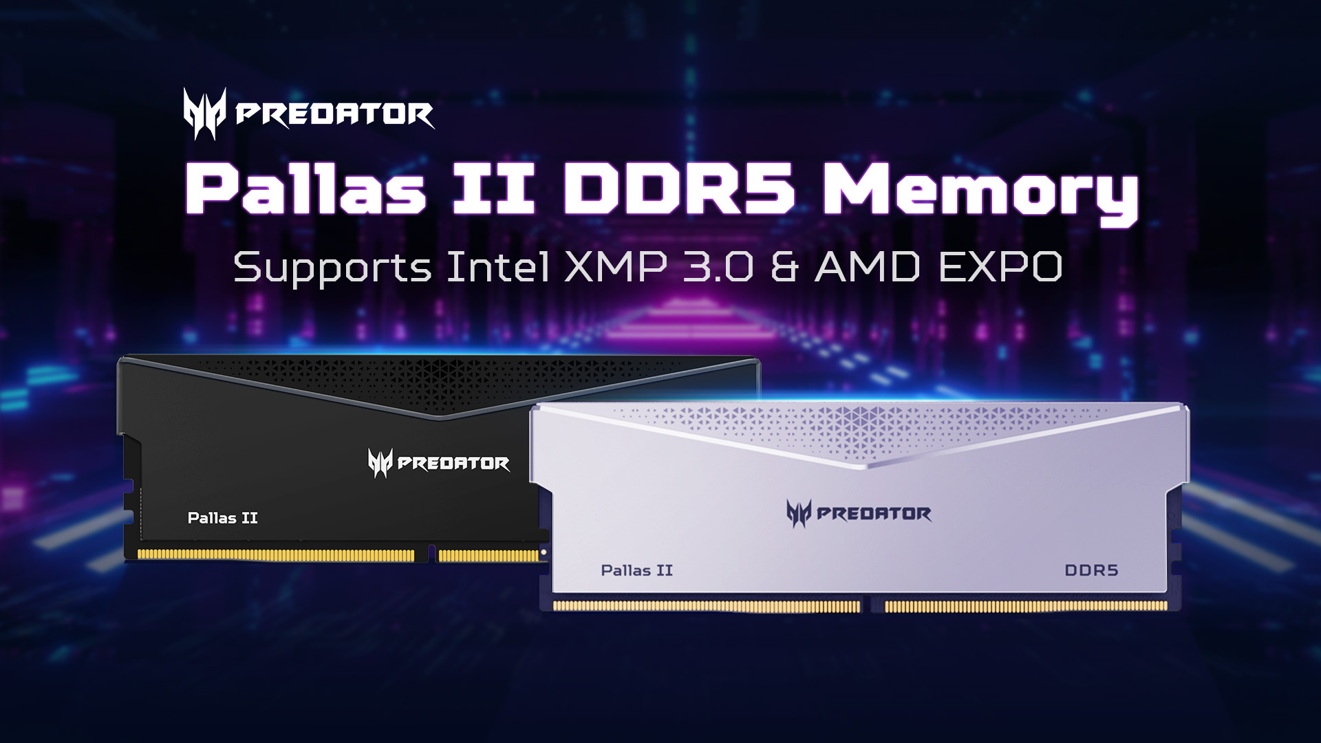 Acer Predator Pallas II DDR5 RAM 64GB (32GBx2) 6000MHz CL30 PC5 