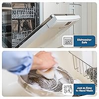 Vista 3 de Viking Nonstick Double Burner Griddle, 19 x 11 Inch Hard Anodized Kitchen Grill Pan with Handles, Oven Safe, Works on Gas, Ceramic, and Electric