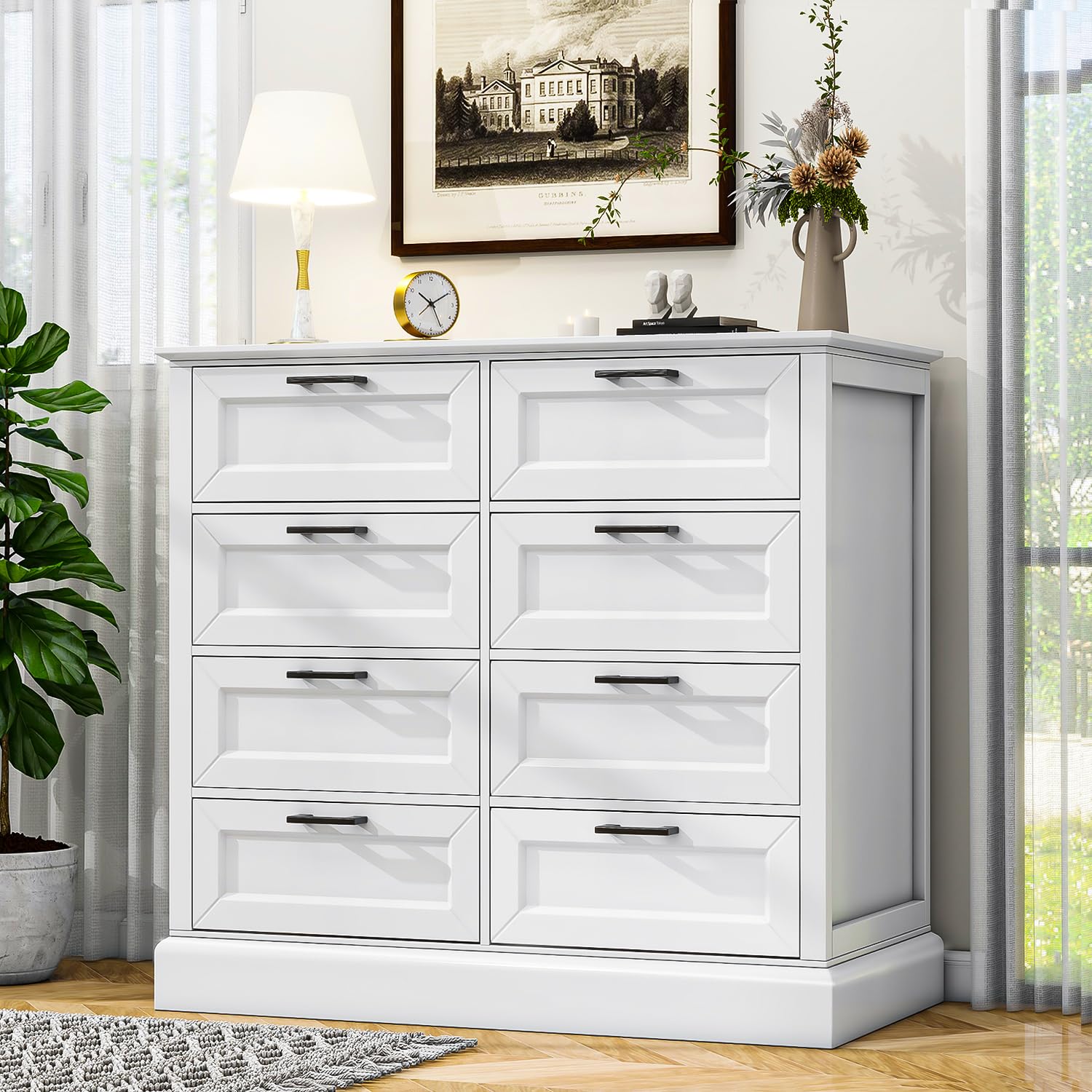 Amazon.com: biukpci White Dresser for Bedroom, Chest of Drawers