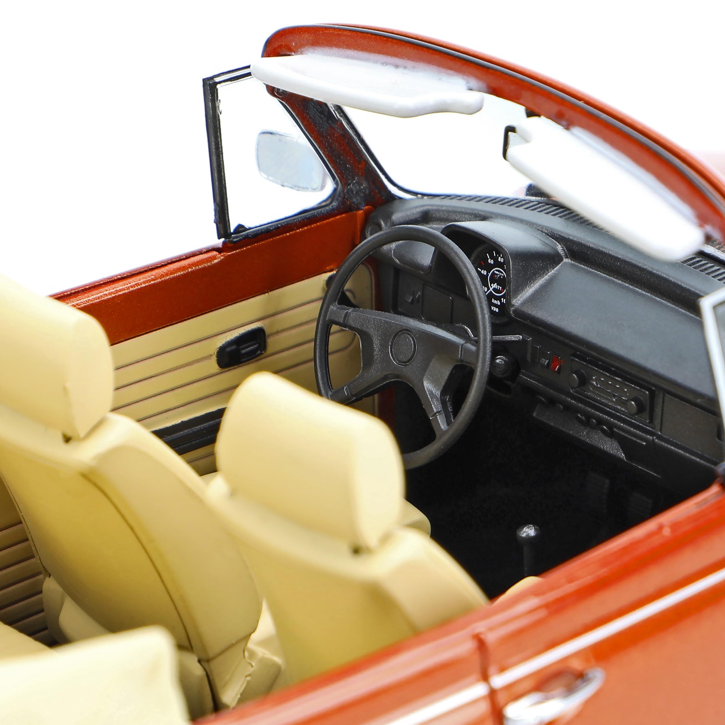 Volkwagen Käfer 1303 Cabrio Braun Metallic 1972-1975 1/18 Norev Modell Auto