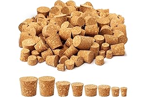 120 Pack Tiny Bottles with Natural Corks