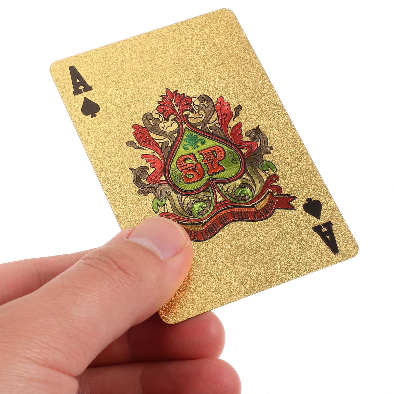 VICASKY 3 confezioni di pellicole dorate, carte da gioco, accessori per feste, segnaposto in plastica, divertenti carte da gioco per feste