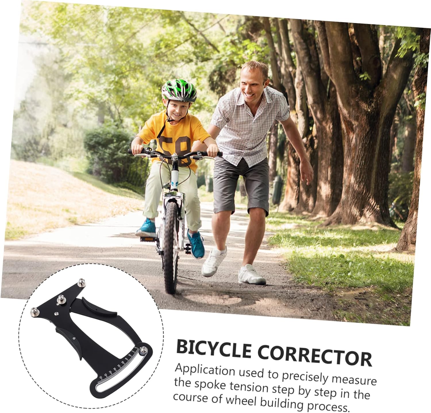 Cycling Tension Bike Tensiometer Indicator Bike Rim Tool for Wheel Measuring Assembly