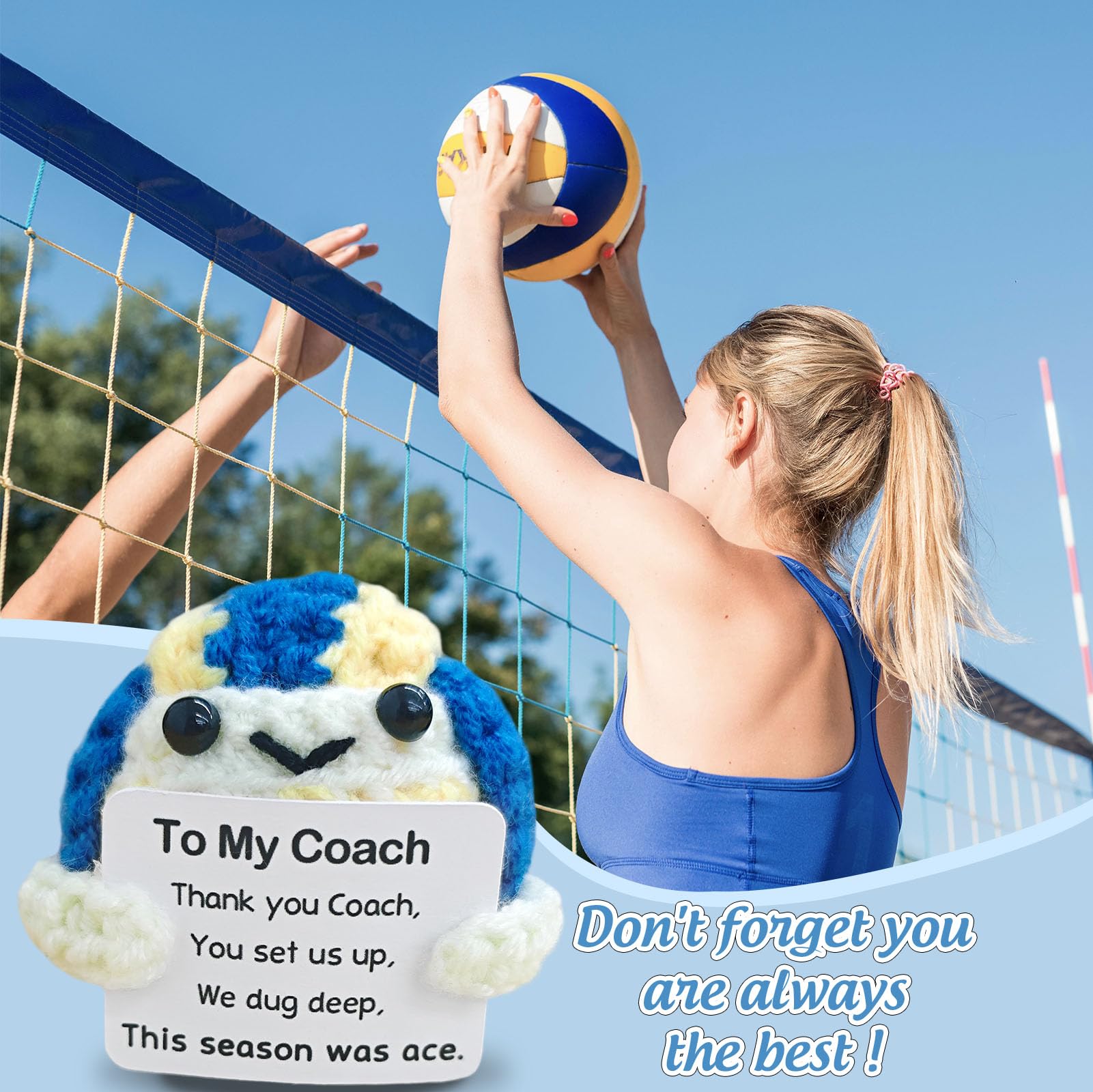 Handmade Collectible Volleyball Keepsake,To My Coach Thank You Gift from Player,Inspirational Coaching Appreciation Present,Unique Volleyball Decor & Memory Gift for Beloved Coach,Volleyballs Things