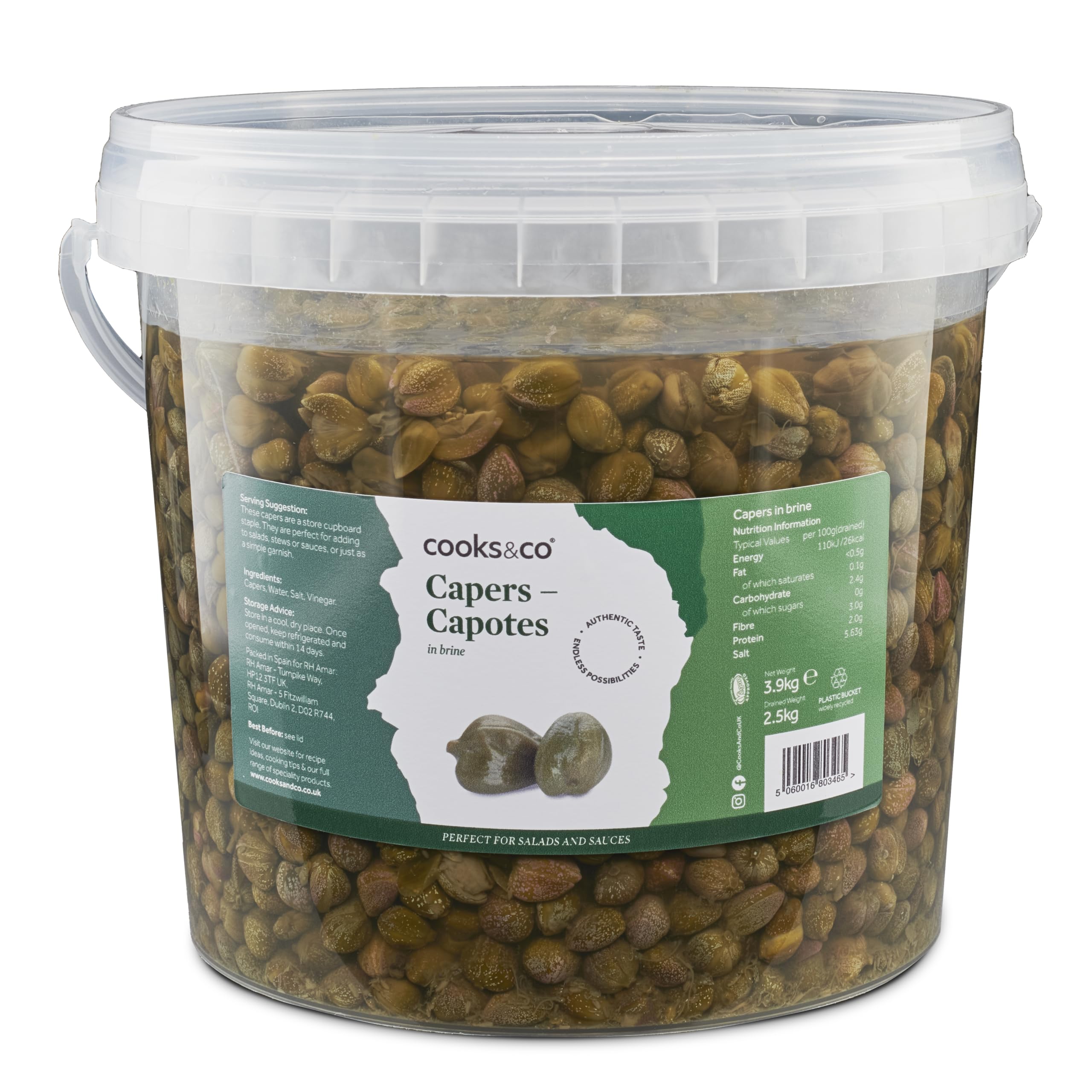 Cooks&Co Capers Capotes 3.9kg