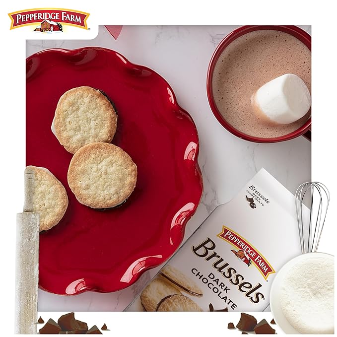Pepperidge Farm Brussels Chocolate Oscuro 15 Galletas 5.25 oz miniatura 6