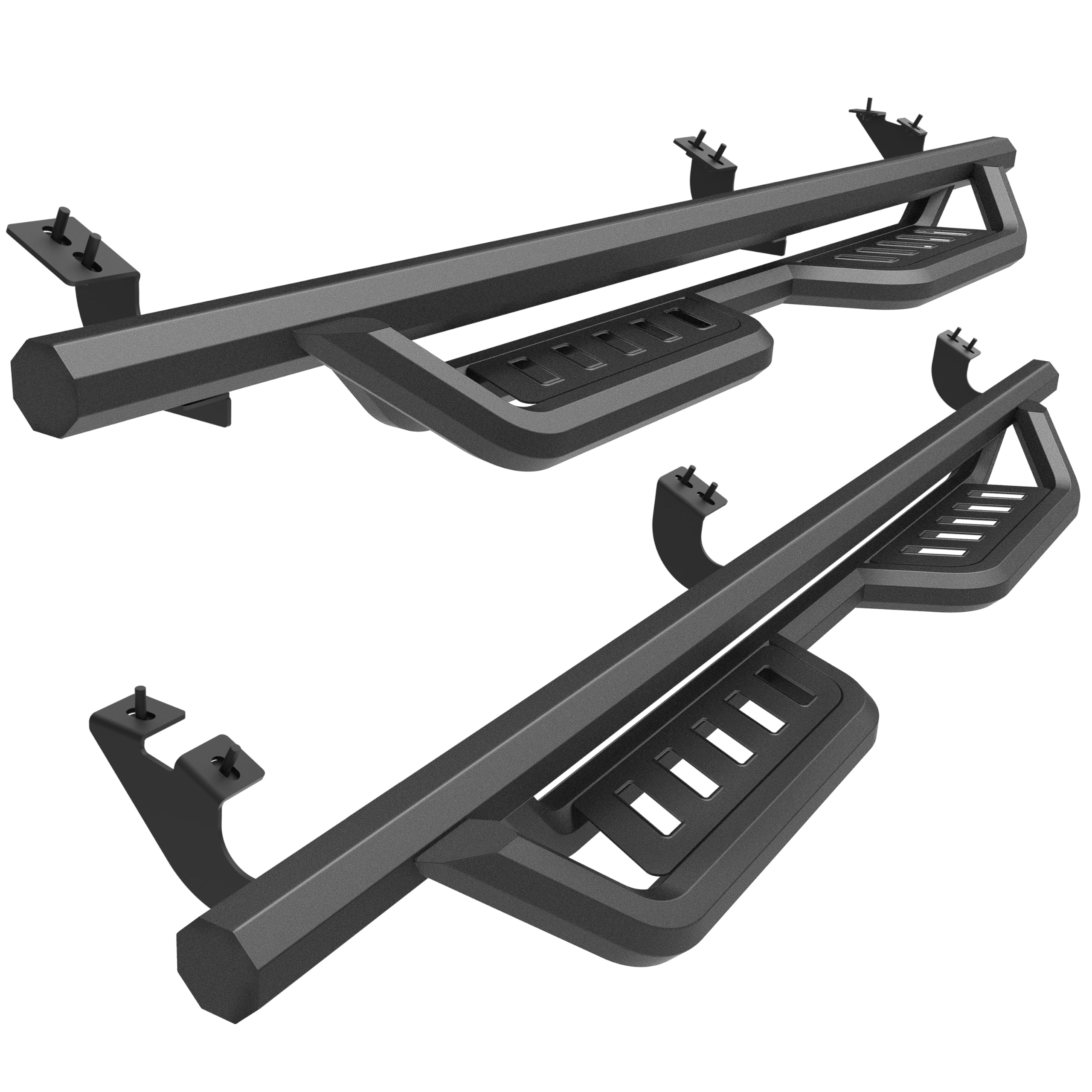 TAC Gen5 4"-Drop Running Boards Compatible with 2005-2023 Toyota Tacoma Double Cab| Side Steps Nerf Bars | Pickup Truck Off-Road Exterior Accessories