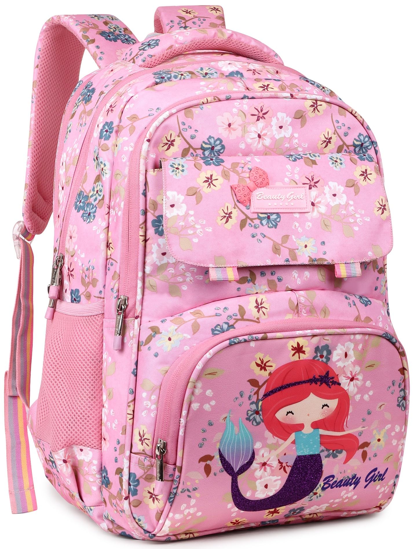 BEAUTY GIRLS BY HOTSHOT1606|School Bag|Tuition Bag|College Backpack|For Girls & Women|19 Inch|32 L School Bag