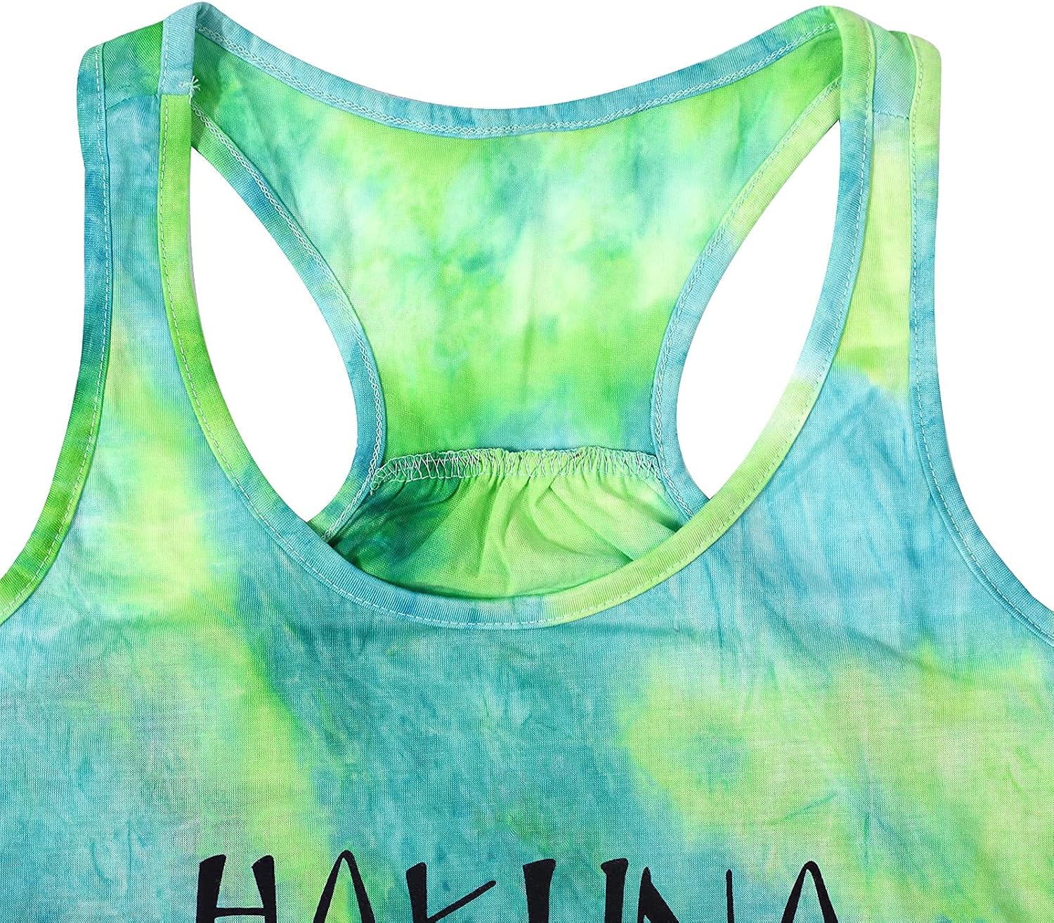 Hakuna Matata Racerback Tank Tops for Women Funny Letters Print Sleeveless Tees T-Shirts at  Women’s Clothing store