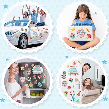 ONEPIECE ハッピーバースデーマグネット4個セット ONEPIECE ハッピーバースデーマグネット4個セット ONEPIECE