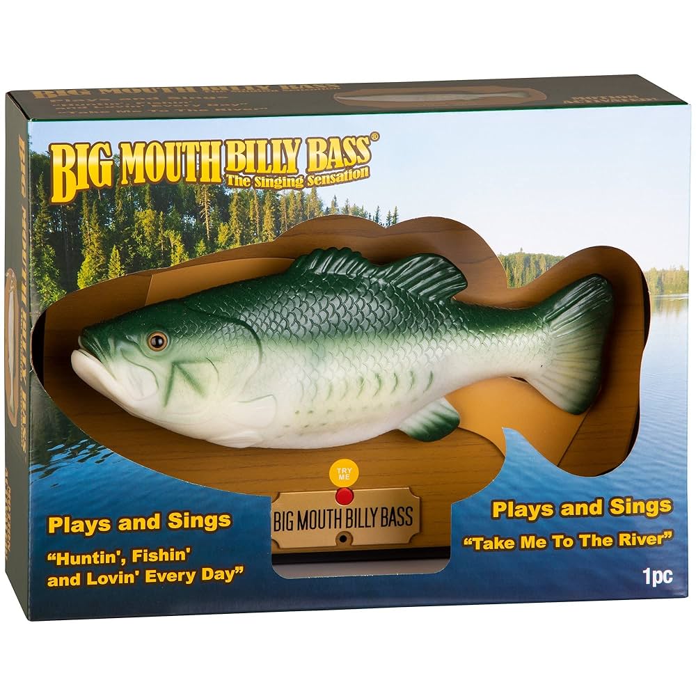 Big Mouth Billy Bass The Singing Sensation - Plays and Sings