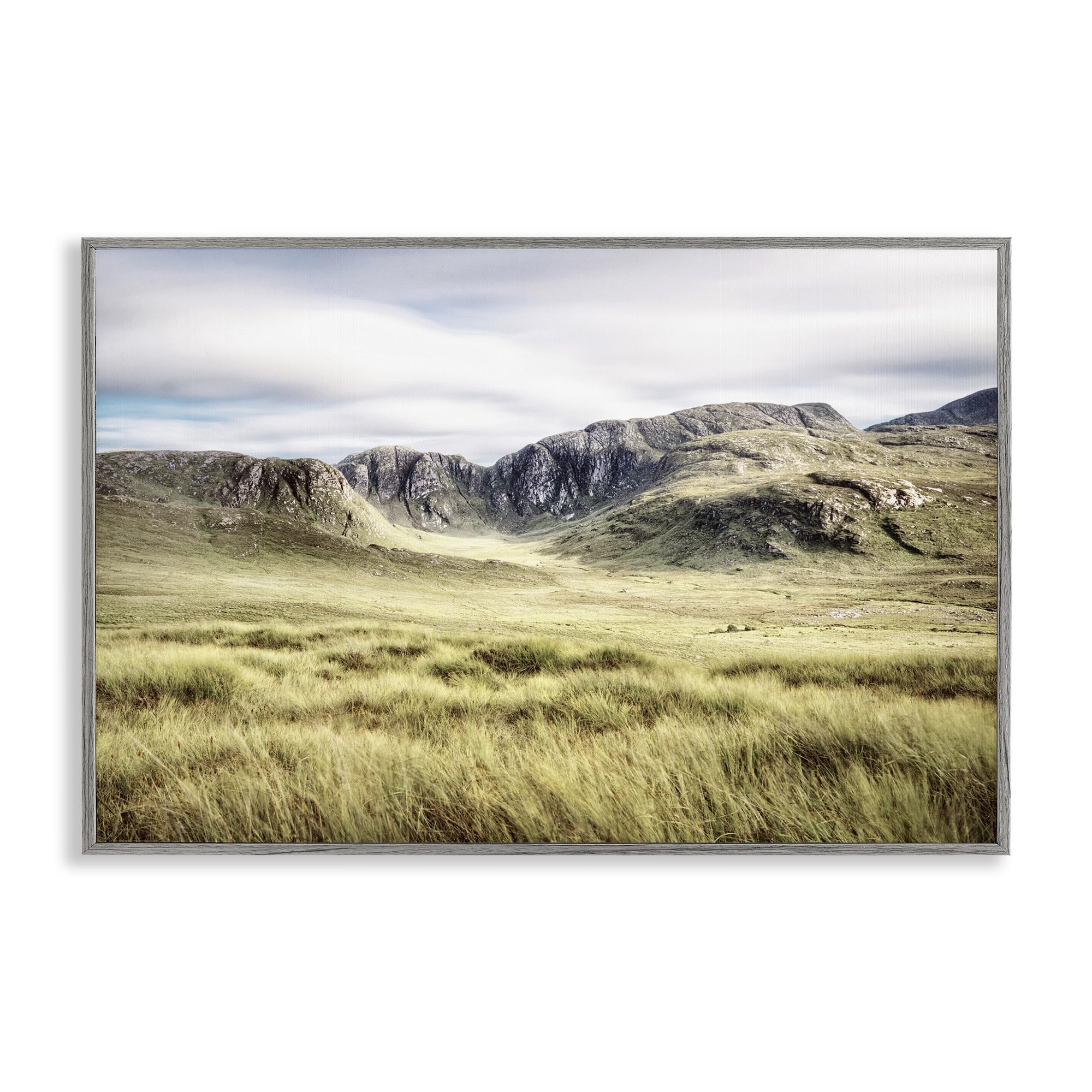 'Irish Countryside Hills'| Framed Giclee Art