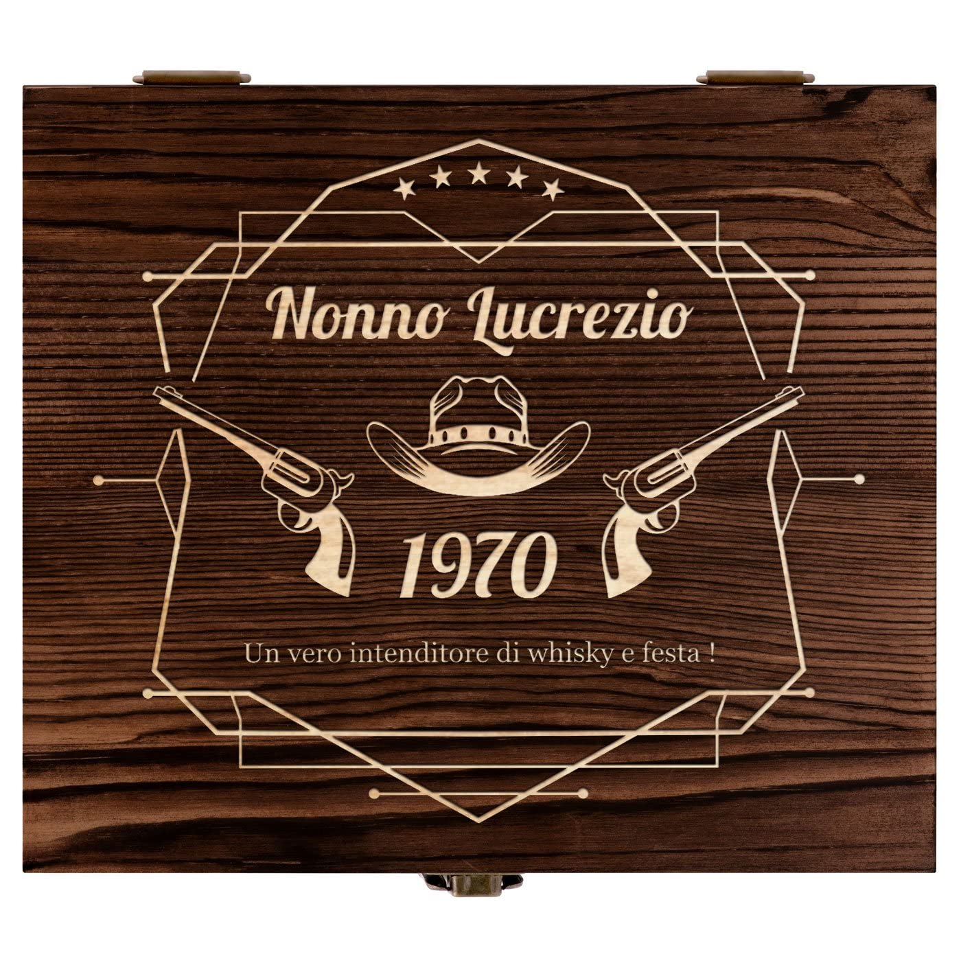 Set Pietre Whisky Maverton - 8 Cubetti Granito + 2 Bicchieri - Regalo Personalizzabile Per Lui - Foto 3