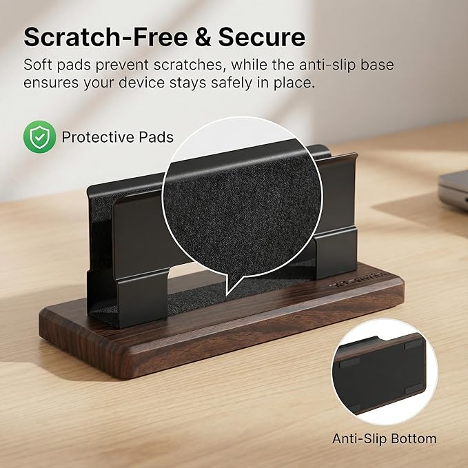 Soporte Vertical Ajustable para Laptop de Escritorio miniatura 4