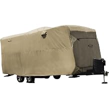 ADCO 74842 Storage Lot Cover for Travel Trailer RV, Fits 221"-24, Tan