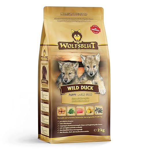 Wolfsblut Wild Duck Puppy Large, 1er Pack (1 x 2 kg)