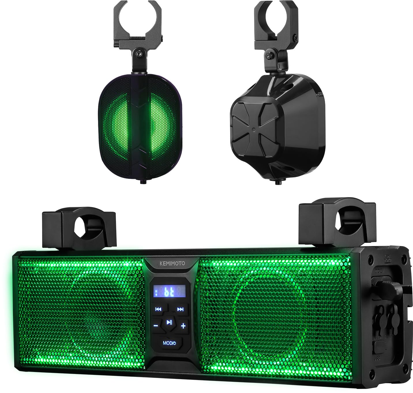 Amazon.com: KEMIMOTO 2.1CH UTV Sound Bar System 17 Inch ATV Amazon.com: KEMIMOTO 2.1CH UTV Sound Bar System 17 Inch ATV