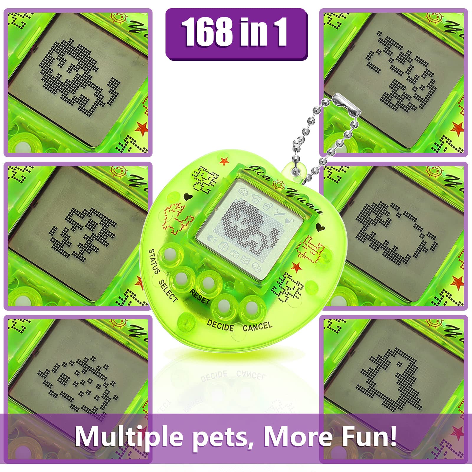 Amazon.com: 6 Pcs Virtual Electronic Pet Keychain for Kids and