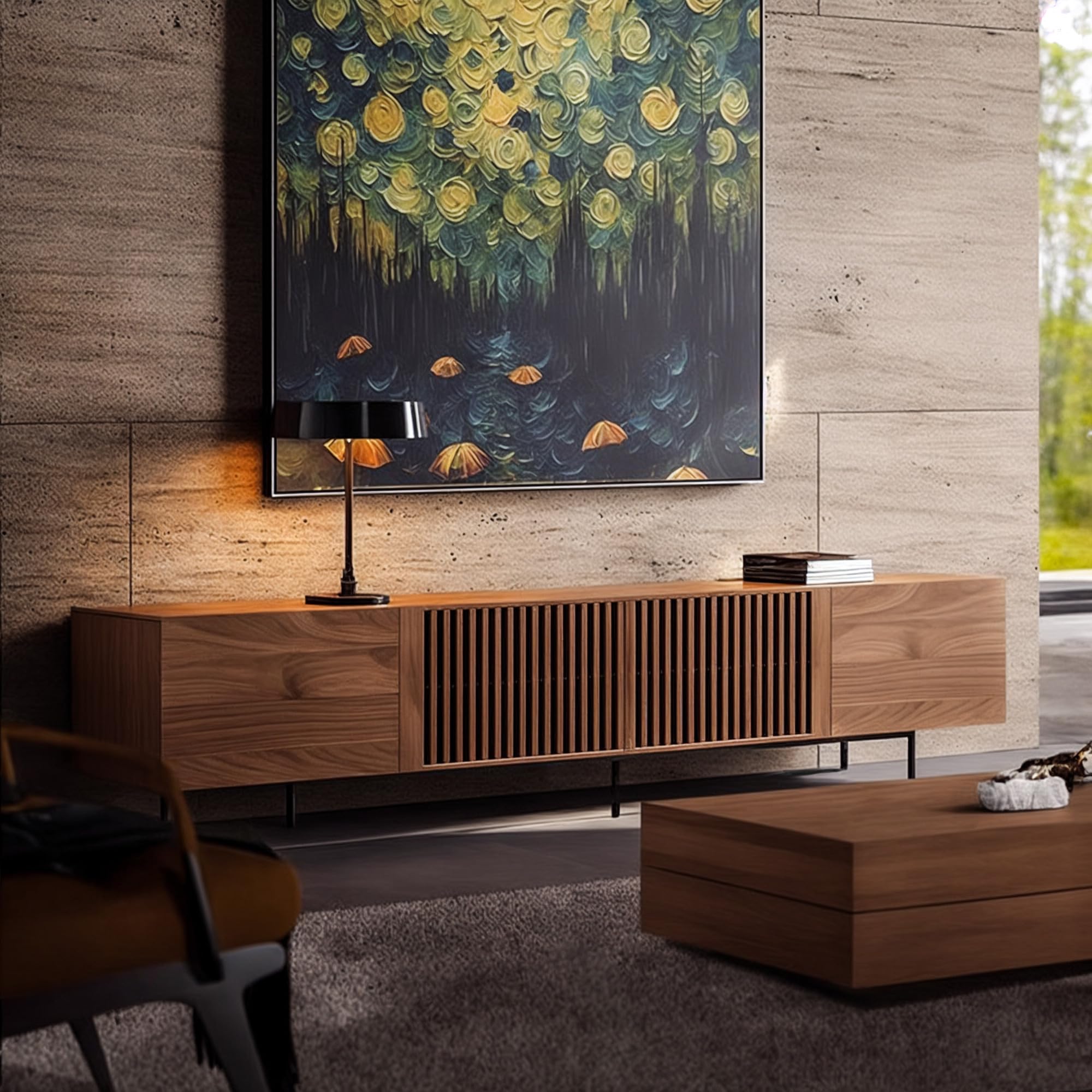 NessCarsti Mid Century TV Stand
