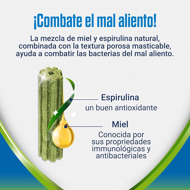 Foto 3 de 8 de Purina Dentalife Activfresh Small, Snack Dental, mal aliento, premio para perros pequeños, Mini , 6 bolsas…