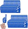 Mini Foam Fingers, 24 Pcs Were #1 Sports Fan Foam Finger Baseball Party Favors Sports Themed Party Supplies for Cheerleader Basketball Baseball Soccer Hockey Football Sporting Event