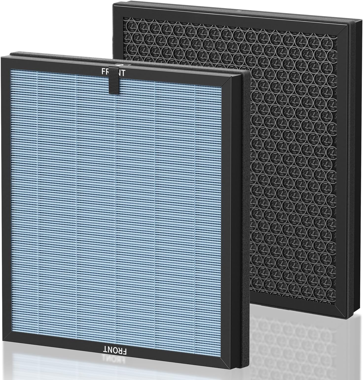 AP303/AP304 Replacement Filter Compatible with DAYETTE ＆ FRESHDEW Air Purifier AP303/AP304, 3-in-1 Filtration System Replacement Filters with Activated Carbon for Home Room, 2 Pack (Wildfire Filter)