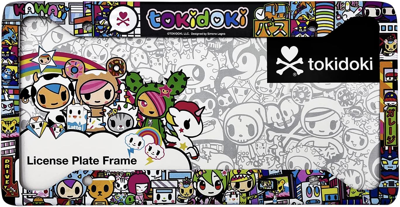 TokidokiKawaii License Plate,Multi
