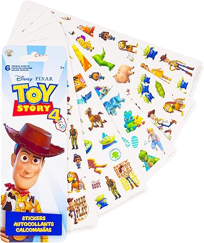 Miniatura 2 de Paquete de calcomanías de Toy Story, paquete de recuerdos de fiesta, incluye 240 calcomanías de Toy Story con calcomanías de Mickey Mouse (12 hojas