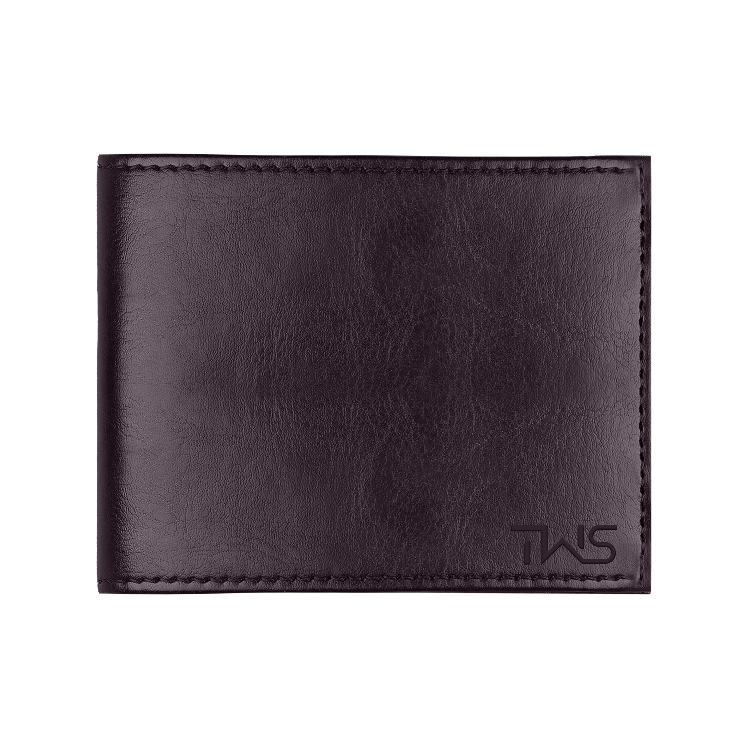 The Wallet Store Solid Leather Wallet For Men - Brown