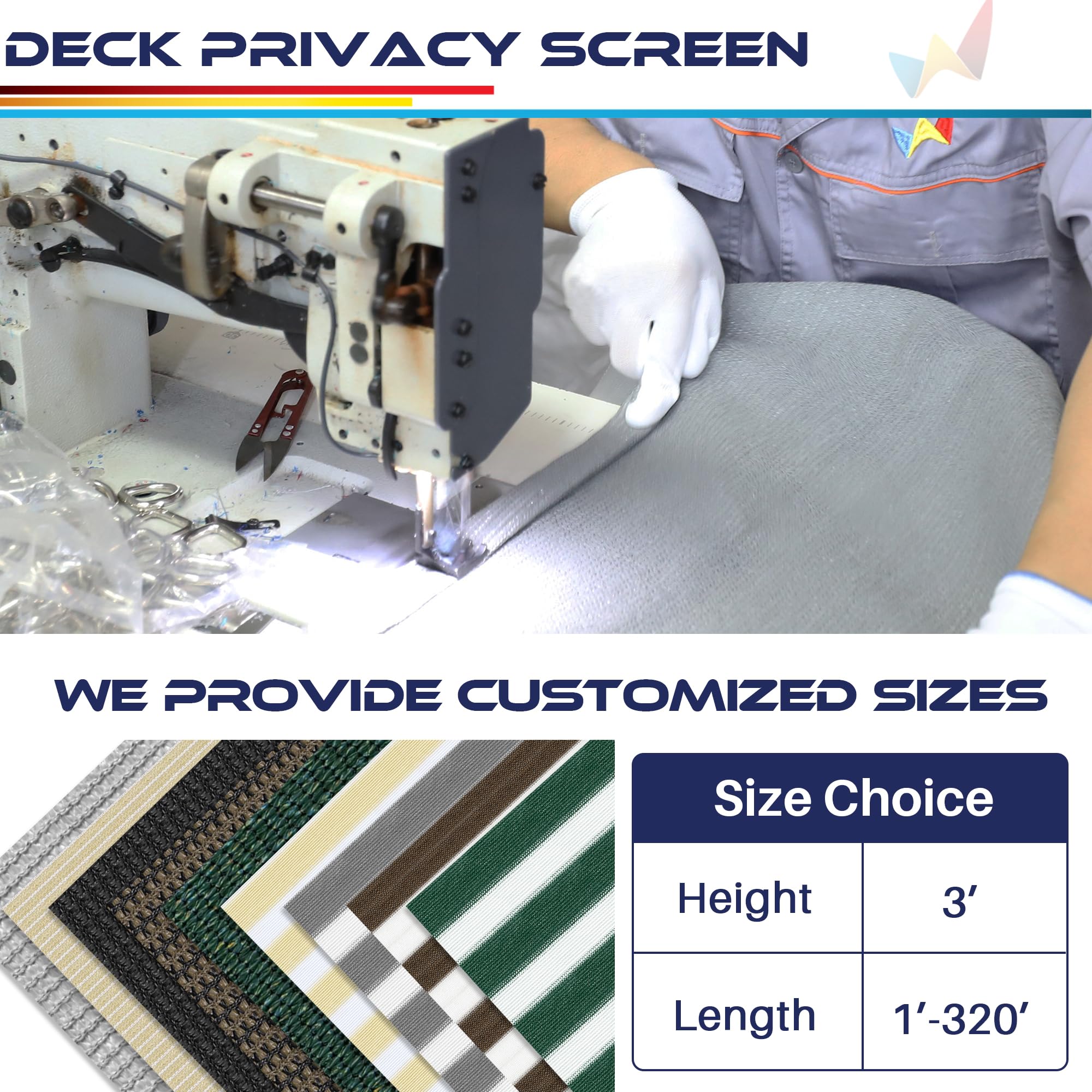 Snapklik.com : Windscreen4less 3x12 Deck Balcony Privacy Screen For ...