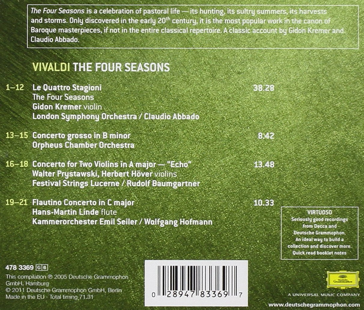 The Four Seasons (Le Quattro Stagioni)